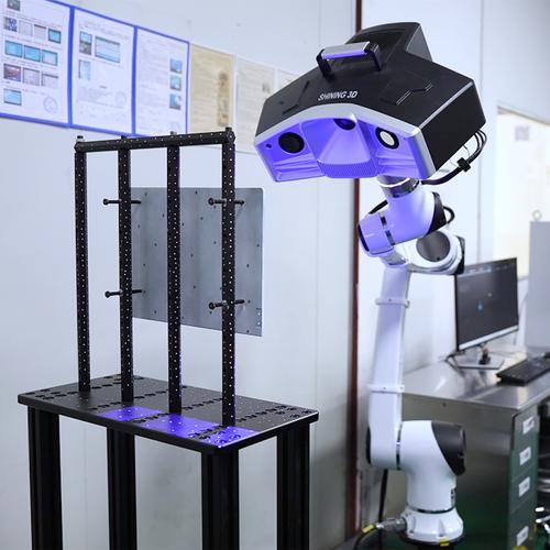 工业蓝光3D扫描仪扫描精密叶轮点云稀疏