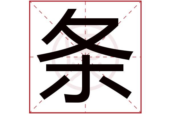 条文的清晰画像