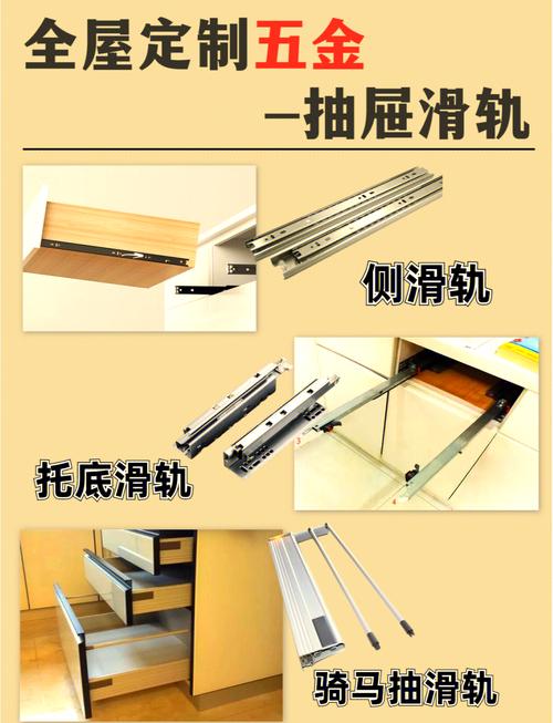 家装厨房抽屉带防尘盖滑轨实拍图
