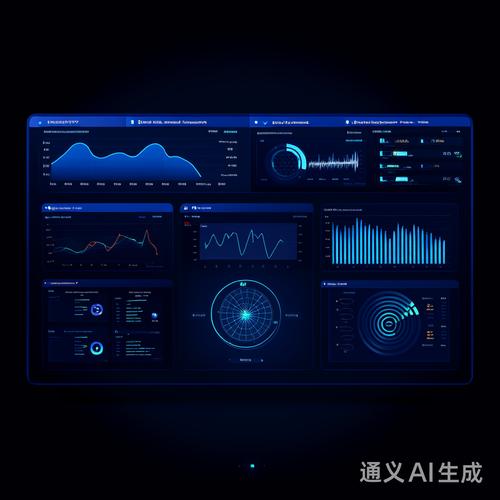 企业AI搜索品牌监控仪表盘界面示意图