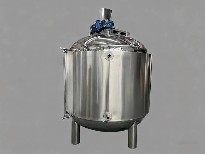 工厂全新316L不锈钢反应釜成品实拍