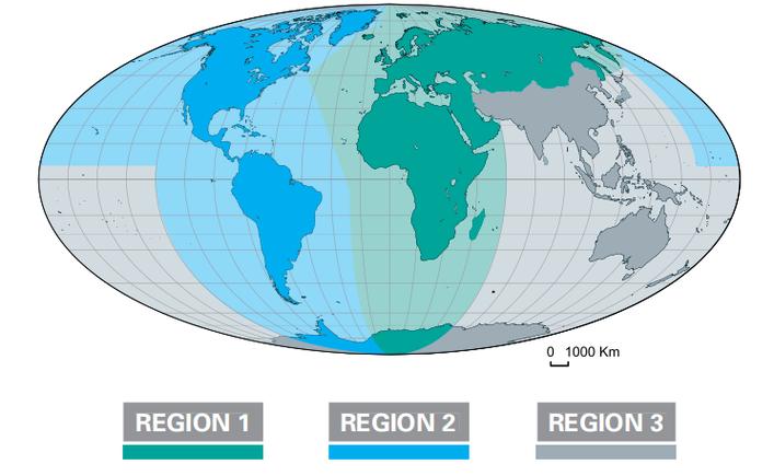 全球多区域GEO流量分配示意图