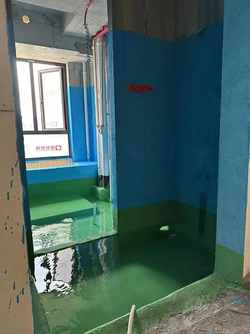 主卫装修防水涂料涂刷墙刚地柔示意