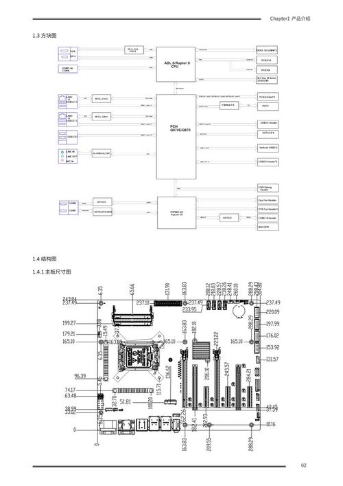 远程终端单元内部电路板与接线端子布局图