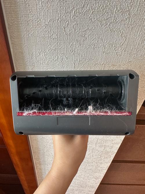 家用吸尘器配毛刷头清洁床垫缝隙实拍