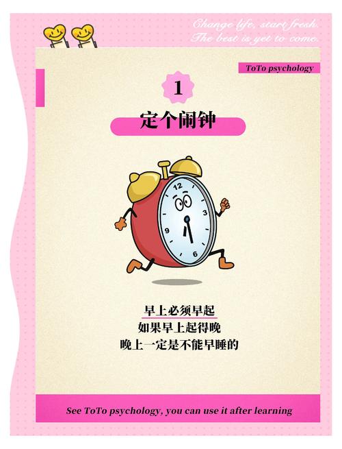 旅行前一晚调整作息避免补觉的闹钟提醒示意图