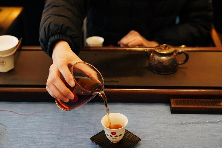 茶艺新手桌面温杯冲泡场景