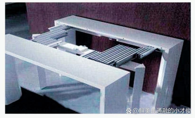 德国品牌伸缩餐桌顺滑滚珠导轨特写
