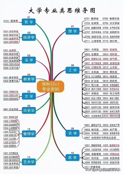 大学专业实力评估指标思维导图