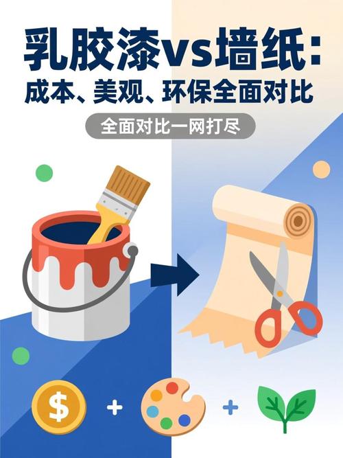 乳胶漆与墙纸成本对比表