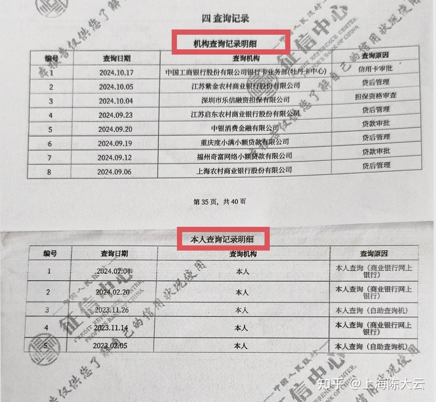 征信报告错误信息报送机构查询截图