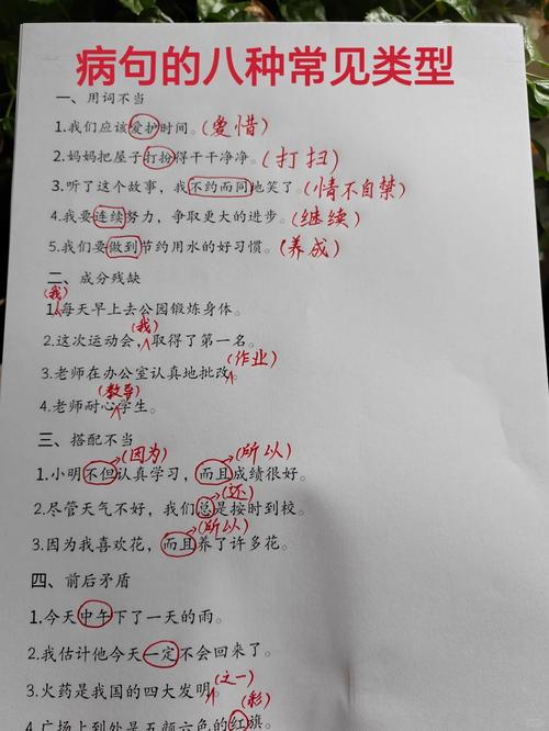 病句六大类型，别再傻傻分不清