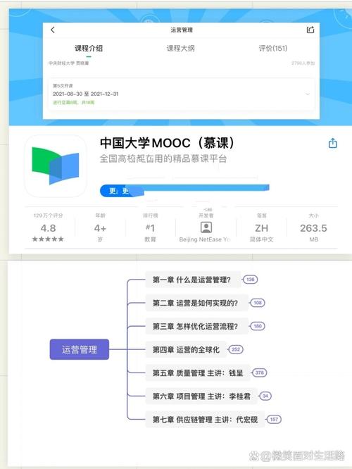 中国大学MOOC高中升大学衔接课程页面