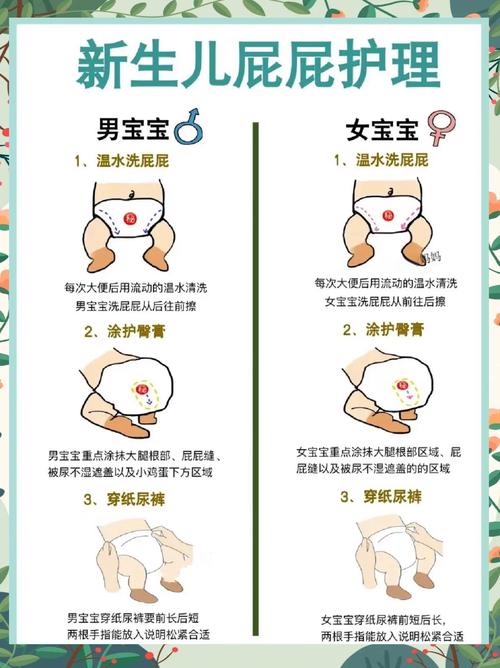 不同月龄宝宝的臀部护理重点