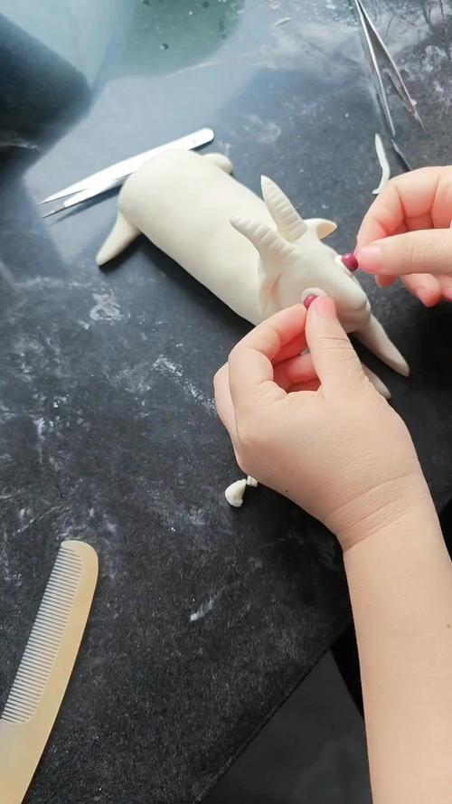 手工陶土揉泥羊角揉技法特写