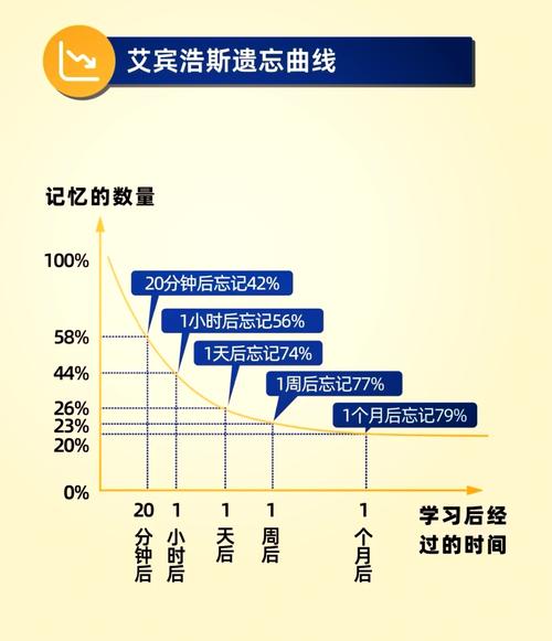 艾宾浩斯记忆曲线儿童成人记忆对比图