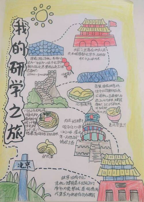 小学语文单元研学任务学生手绘展示牌实拍
