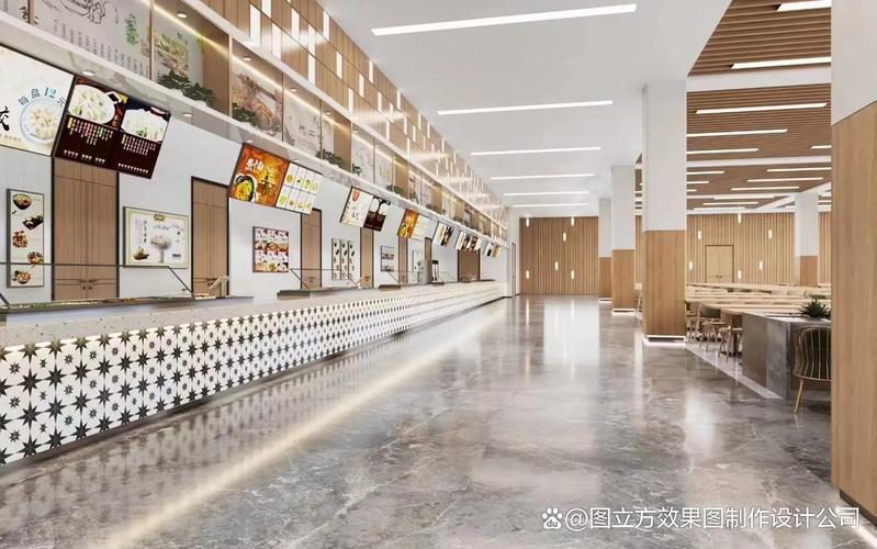 连锁餐饮25平档口出餐动线实景
