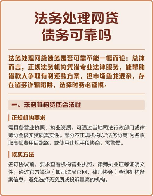 网上那些‘法务’帮忙处理债务，可信吗？