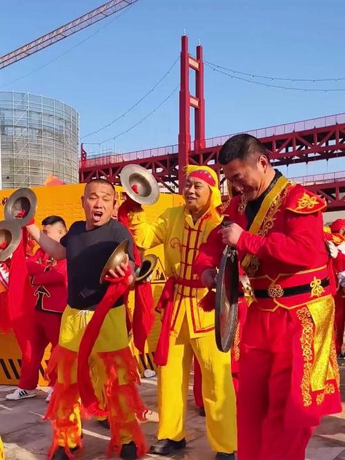 南漳荆山山区民间阴锣鼓表演现场