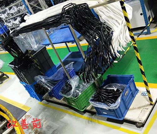 离散制造车间线边错放相似物料场景