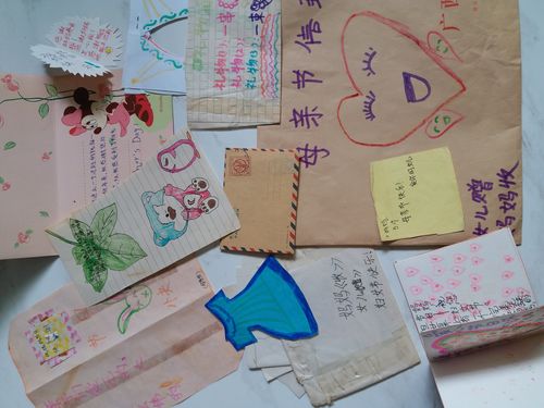 儿童研学活动孩子手写的冰箱贴情书成品