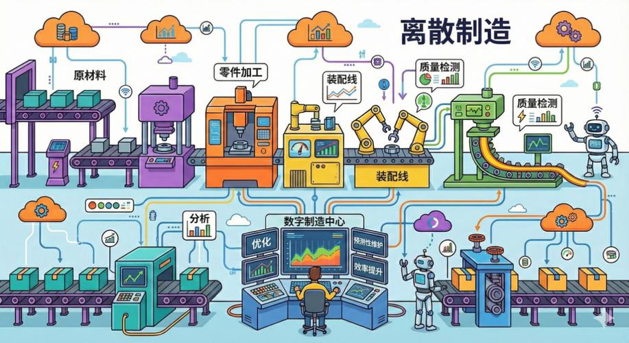 离散制造业拉动系统落地流程示意图