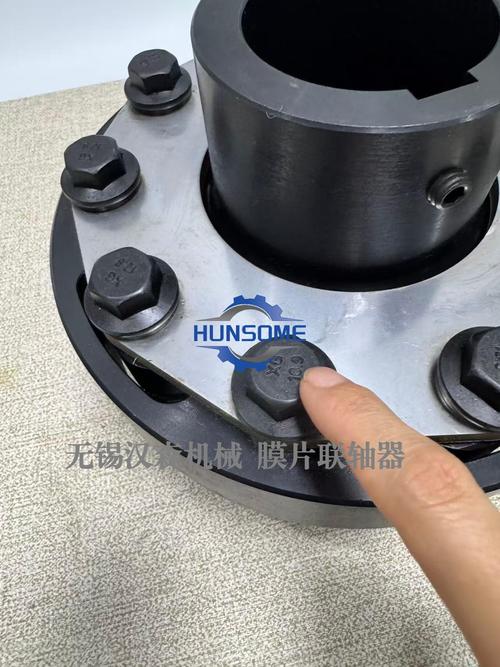 数控机床伺服电机连接用不锈钢膜片联轴器实物图