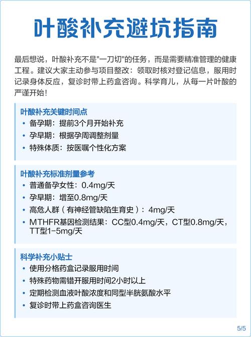 日常补叶酸最容易踩的几个坑