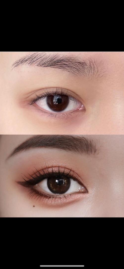 干净自然的日常眼妆效果图