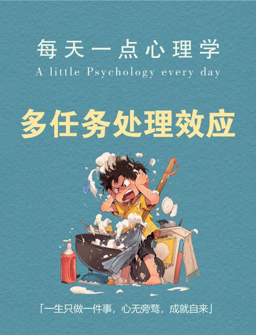 多任务处理效率下降的认知心理学实验场景