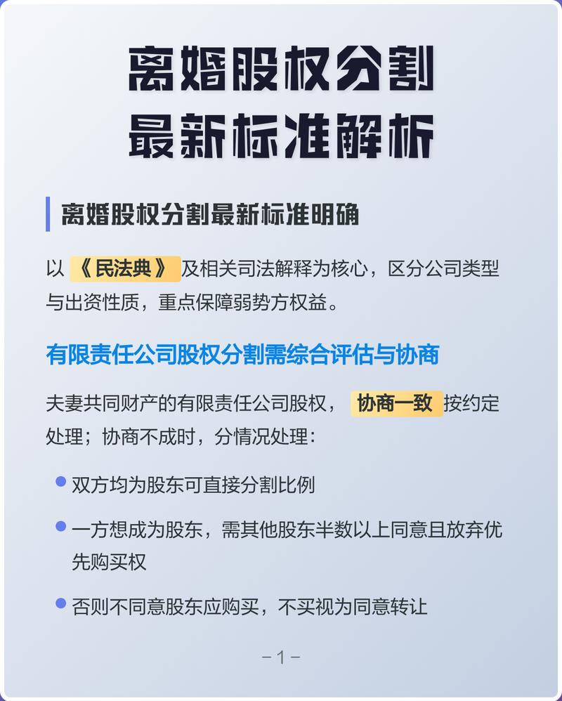 离婚股权分割法律文件签署场景