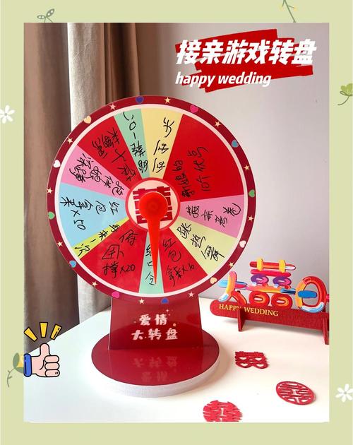 婚礼照片转盘互动游戏创意