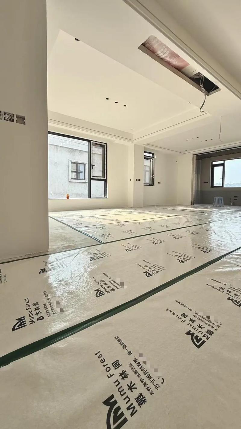 不同厚度装修成品保护膜对比实景图