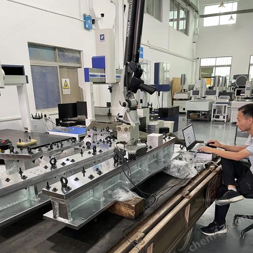机械加工车间三坐标测试设备安装验收现场