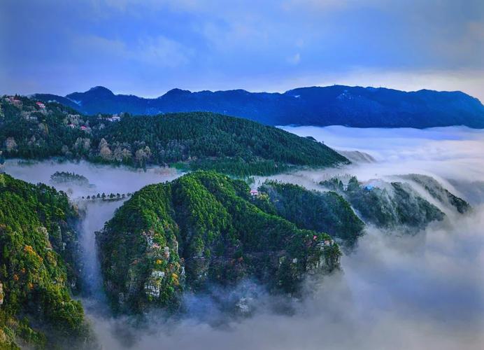 庐山云海俯瞰