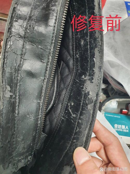 真皮包长期塞满后的塌变形实拍图
