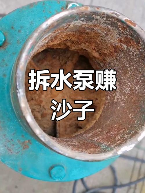 含泥沙工况混流泵叶片进口积淤实拍图