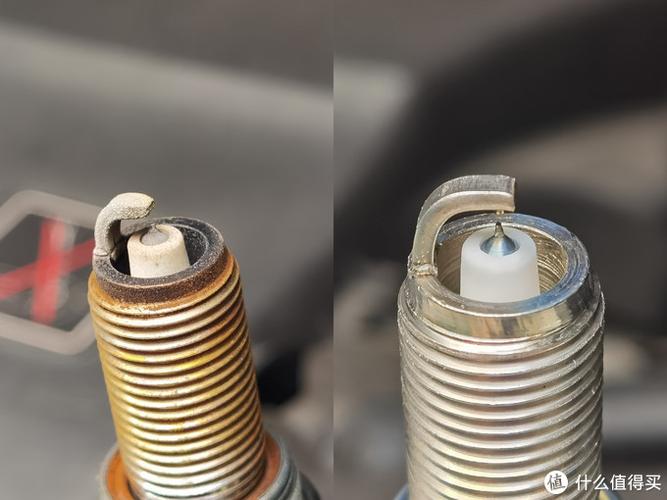 新旧汽车火花塞电极间隙对比实拍