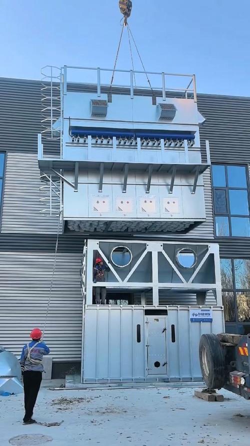 家具加工厂工业除尘系统管道安装现场