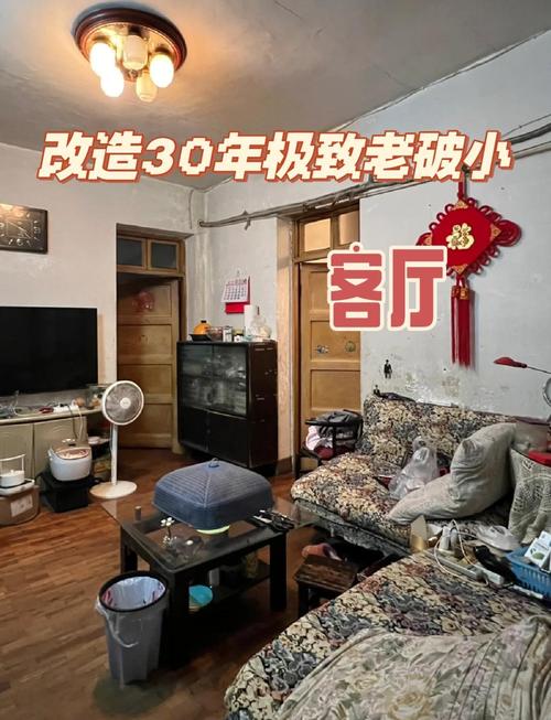 38平北京老破小未规整前客厅