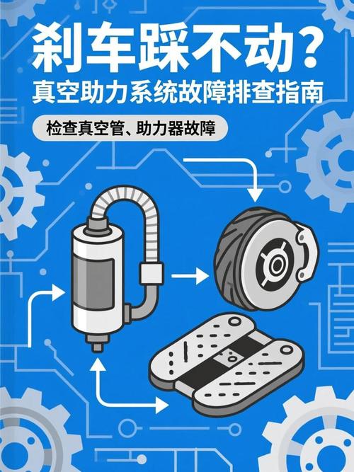 汽修店真空助力泵刹车硬故障排查现场图