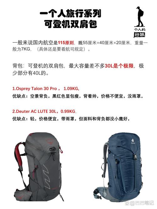 一个人旅行背包