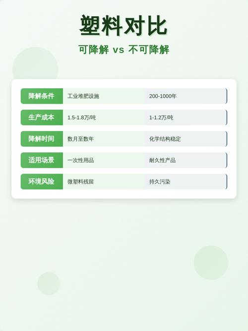 可自由降解塑料样本在海水中逐步分解对比照片