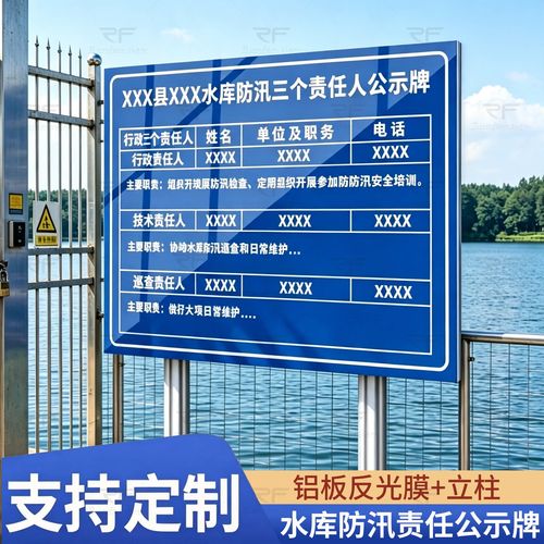 文保单位汛期防护责任公示牌实拍