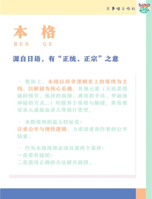 本格派与社会派推理小说对比示意图