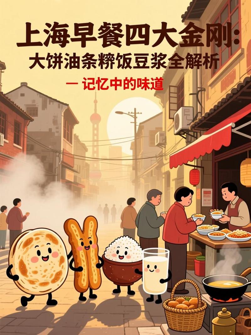 上海老弄堂清晨煤球炉煎油条