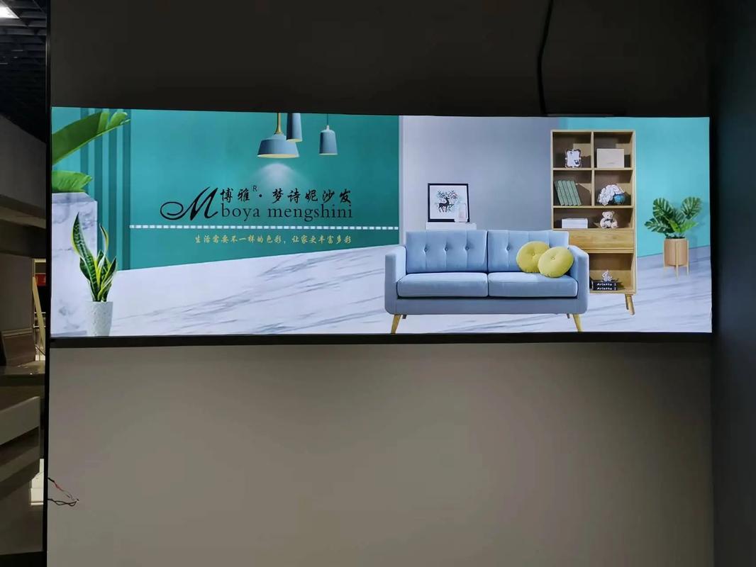 门店装修不同规格灯箱布样品展示