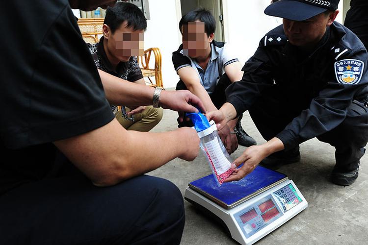 毒品案件刑事扣押称重合规流程图