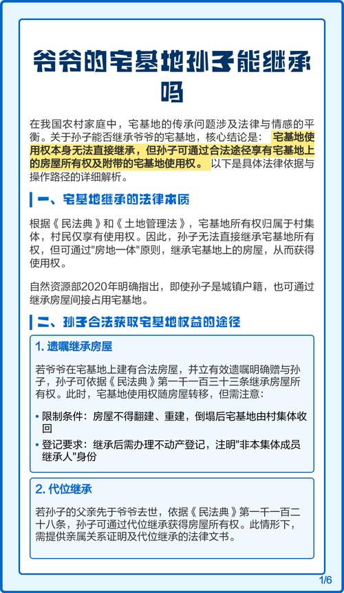 农村宅基地能继承吗?